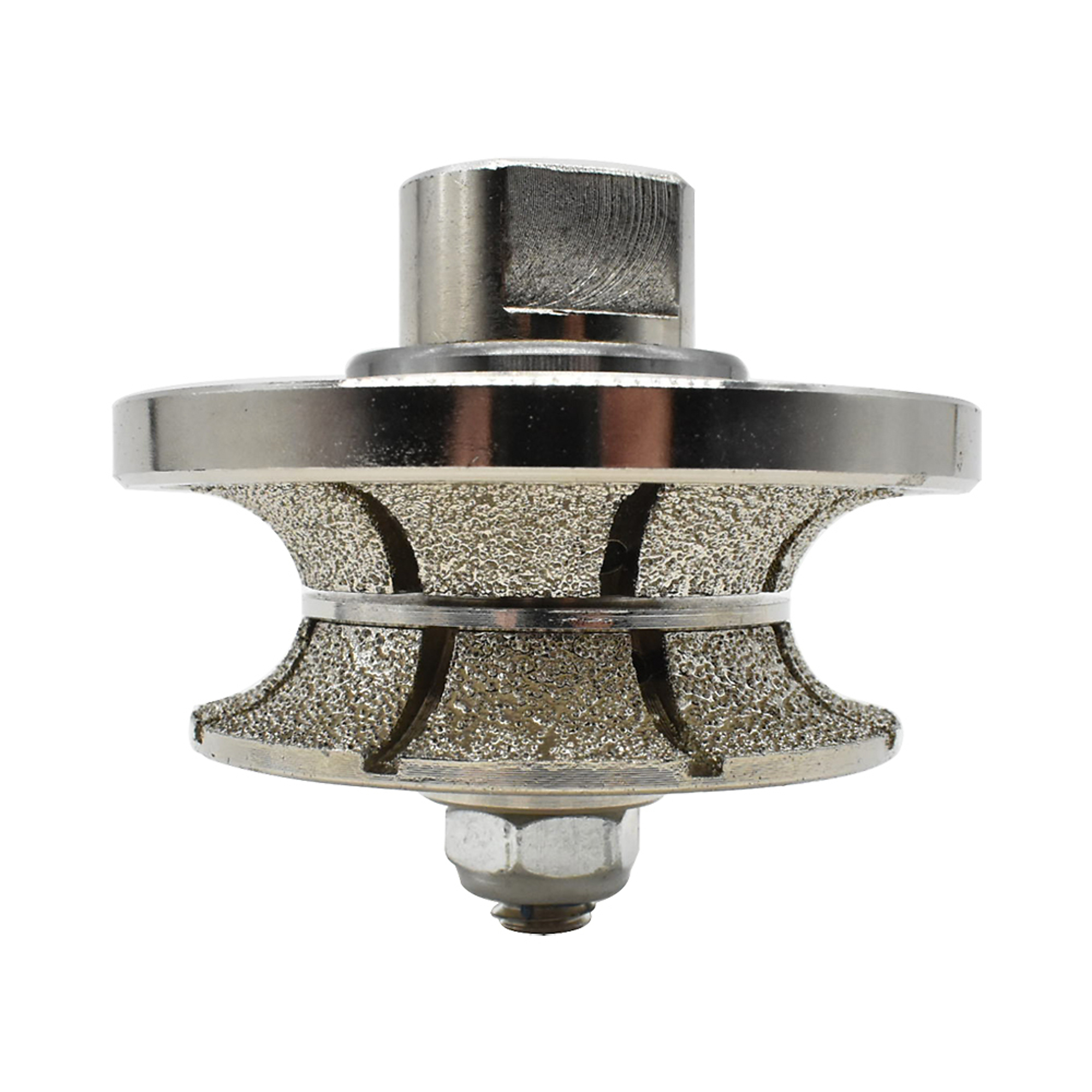 Specialty Diamond V20FBPW 3/4 Inch Full Bullnose Vacuum Brazed Diamond Profile Wheel with 5/8 Inch-11 Female Threads